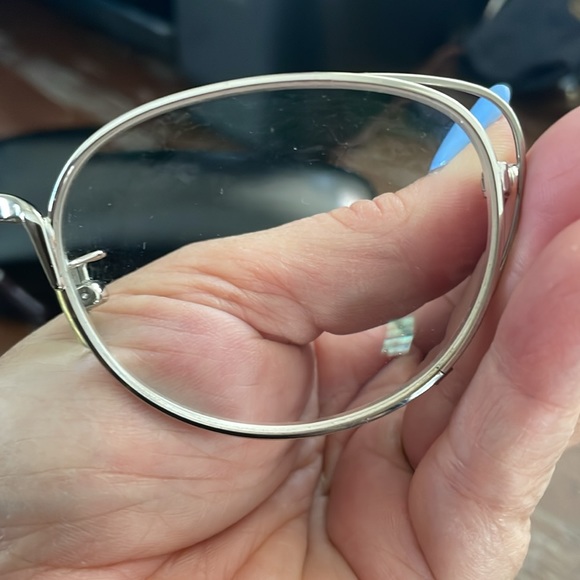 Coach HC5095 9001 silver and purple eyeglasses with hard case - Picture 10 of 16